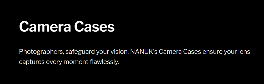 Nanuk - Camera Cases